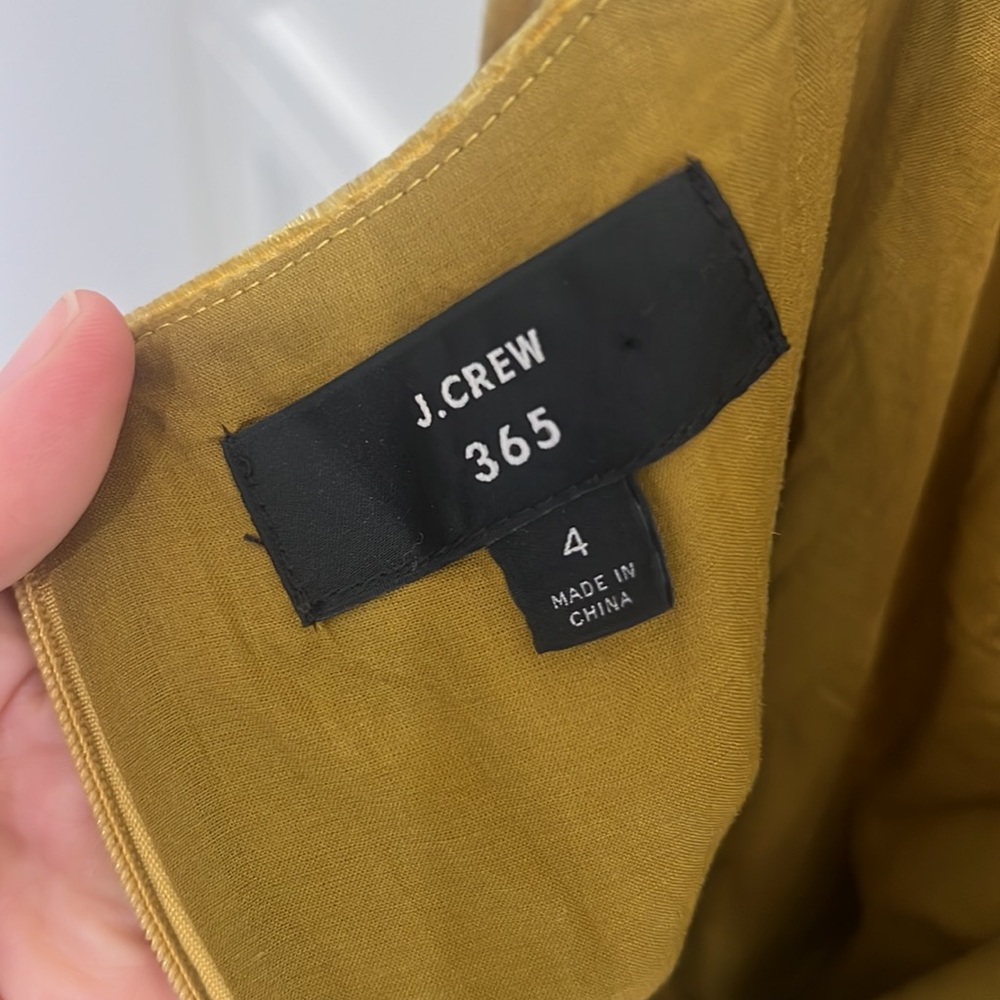 J. Crew velvet jumpsuit - Picture 3 of 5
